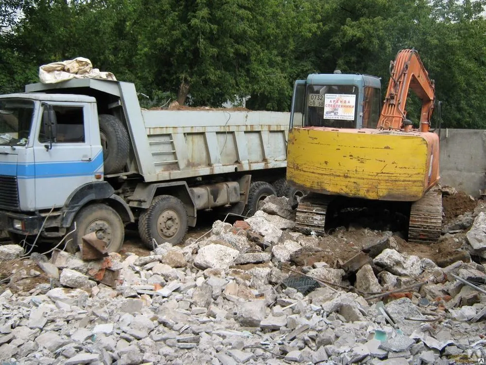 Вывоз бетонного боя и утилизация в Шахтах в октябре